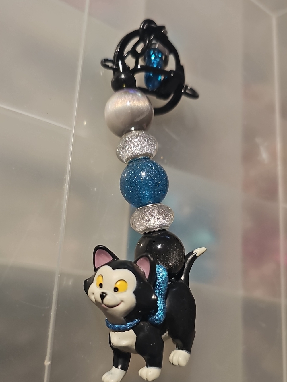 Figaro the Cat Custom Keychain
